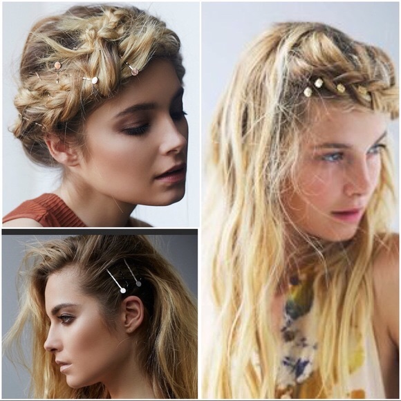 Free People Full Circle Hair Bobby Pins Festival - Picture 2 of 4